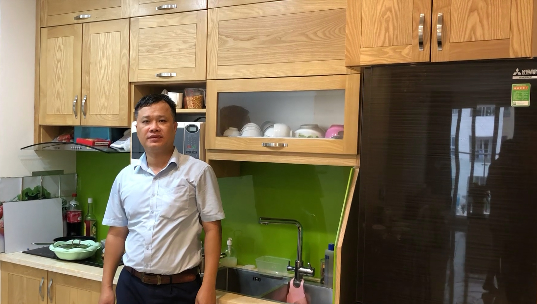 Nhận xét của anh Hoa - Hạ Long sau 1 năm sử dụng tủ bếp gỗ sồi nga của Hpro