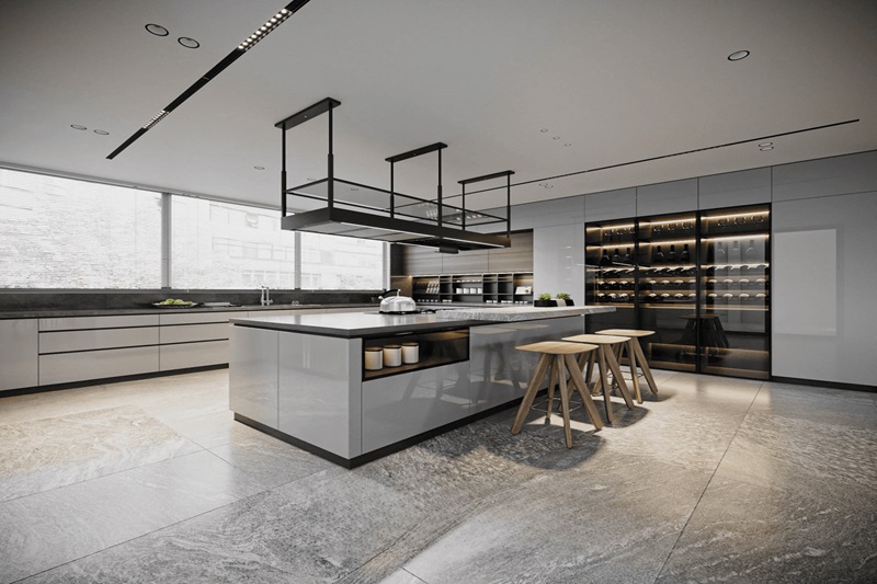 Nên thiết kế bếp thu hút ánh sáng tự nhiên