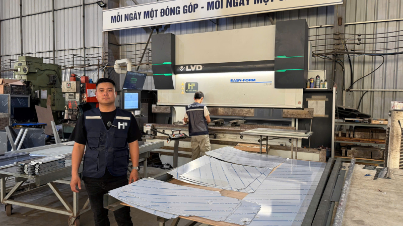 Hpro có máy móc và công nghệ hiện đại đảm bảo chất lượng tủ bếp tốt nhất