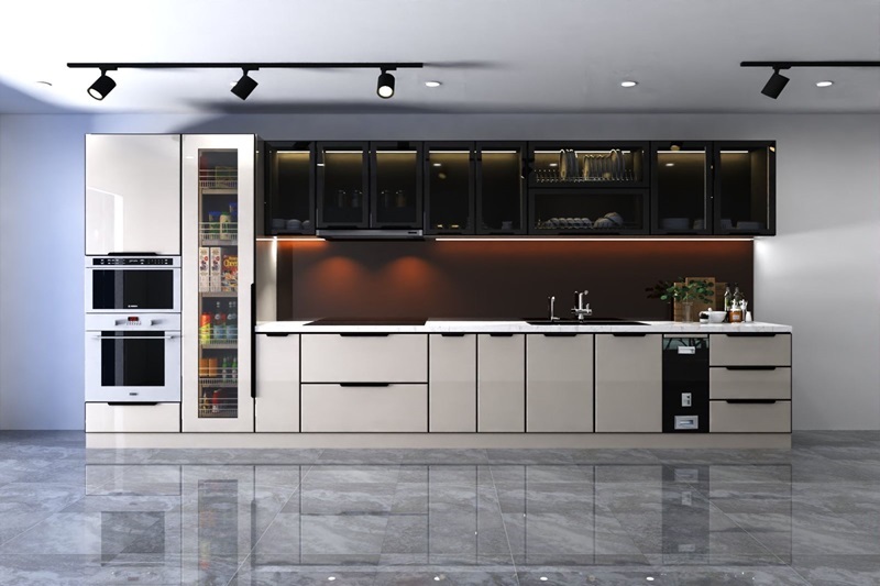       Tủ bếp inox được ưa chuộng bởi độ bền và tính thẩm mỹ cao