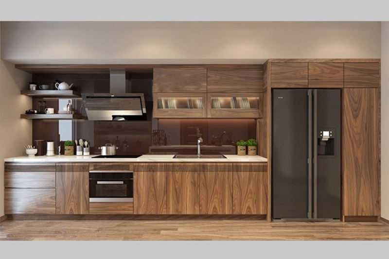 Nội thất Hypo là địa chỉ thi công tủ bếp Veneer trọn gói