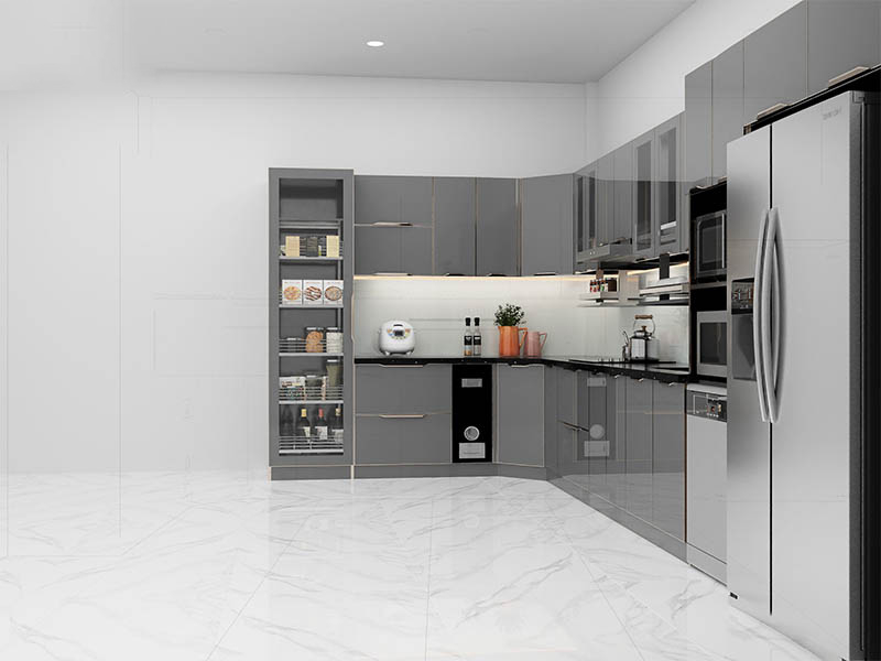 Báo giá tủ bếp inox cánh kính 2025 - Trọn gói thiết kế và lắp đặt