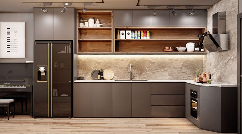 Giá tủ bếp Laminate là bao nhiêu tiền? Bảng giá 2026