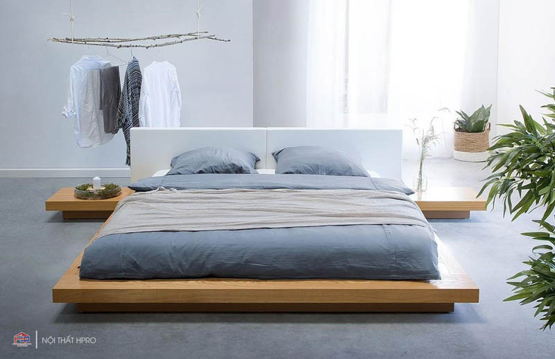 Sự thật về giường bệt và các mẫu giường ngủ thấp kiểu Nhật đẹp, sang