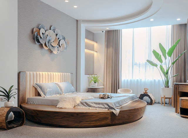 TIẾT LỘ mẫu giường ngủ gỗ óc chó đẹp, sang trọng và ấm cúng ai cũng muốn sở hữu