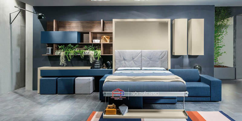 Thiết kế giường thông minh tiếp kiệm diện tích cho không gian phòng ngủ nhỏ