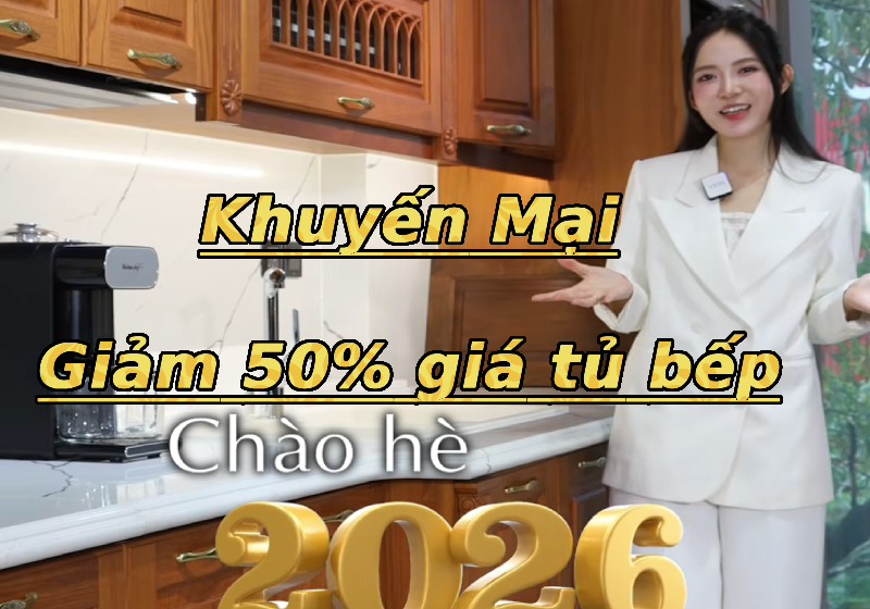 HPRO Khuyến Mại Giảm 50% Giá Tủ Bếp