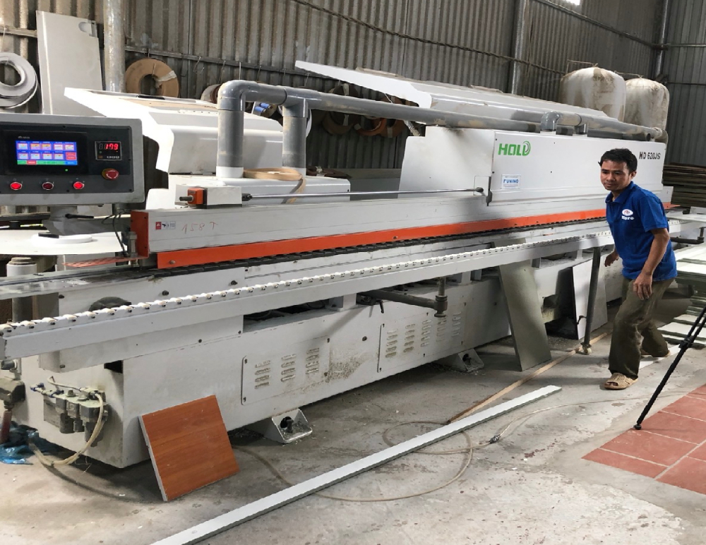 Máy cắt dán cạnh gỗ CN Tự động CNC 