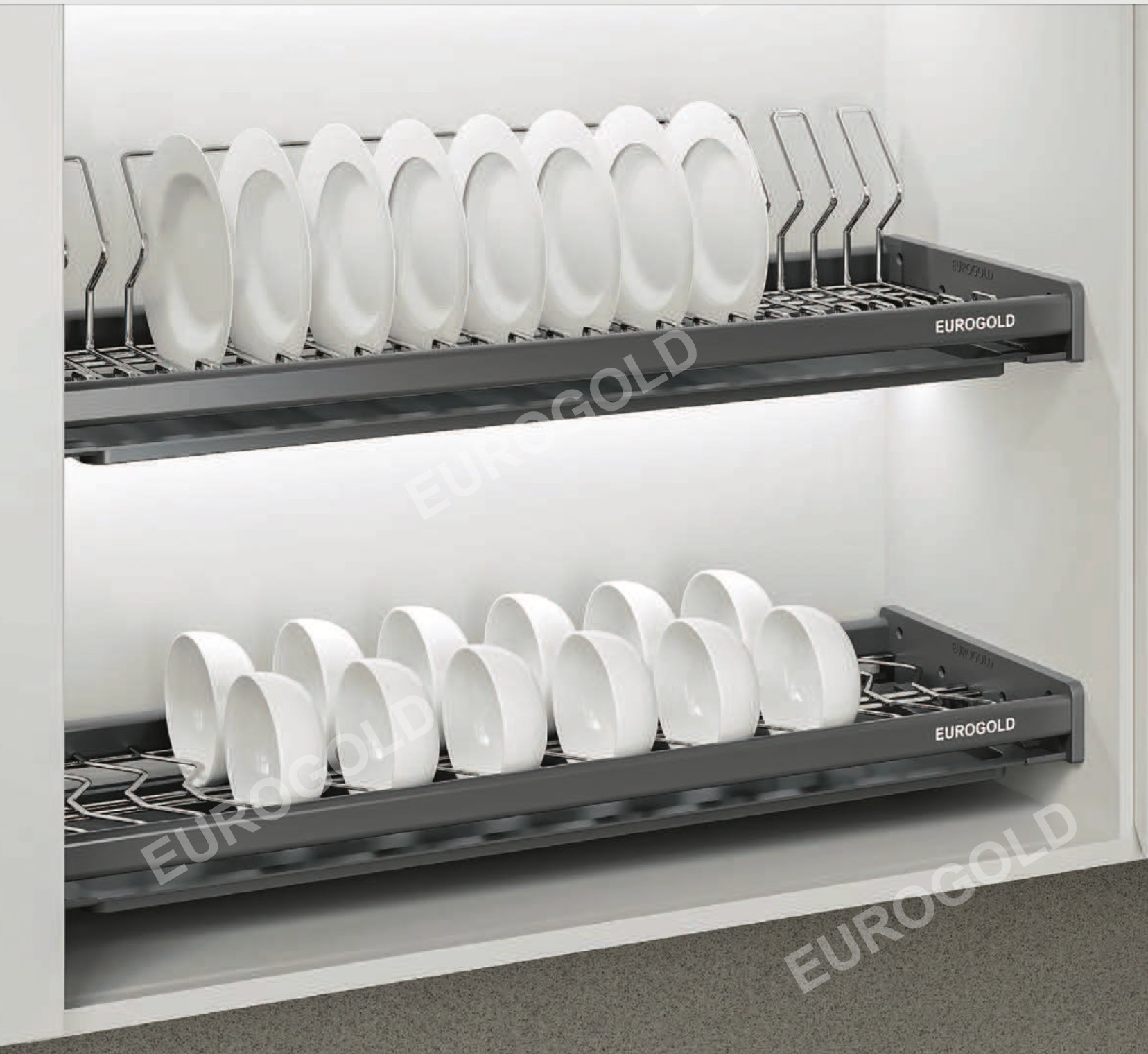 Giá úp bát đĩa cố định nan oval inox 304 EPO8380