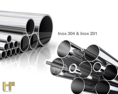 So sánh sự khác biệt giữa inox 201 và 304