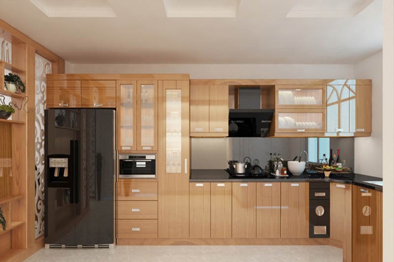 Lắp đặt tủ bếp Veneer trọn gói, giá ưu đãi