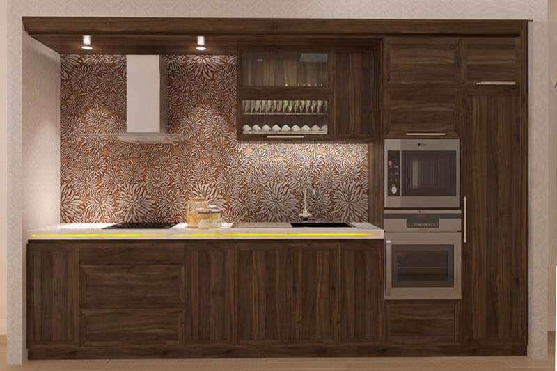 Báo giá lắp đặt tủ bếp Veneer tại Hypo