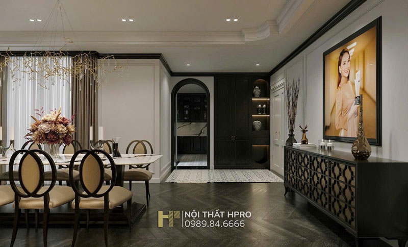 Mẫu thiết kế nội thất phong cách Indochine