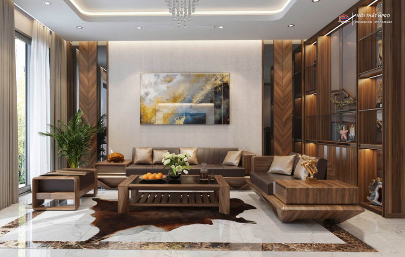  Chiêm ngưỡng các mẫu sofa gỗ óc chó đẹp, cao cấp, giá rẻ tại Nội Thất Hpro 