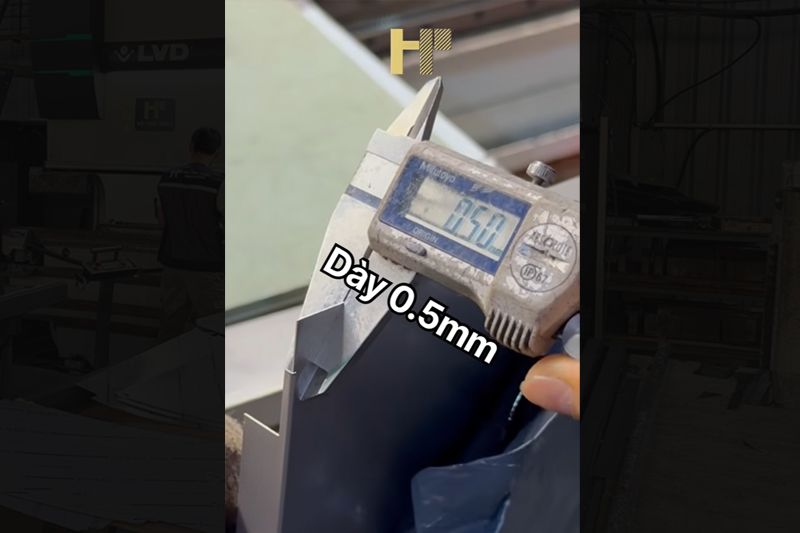 Tấm inox 304 làm thùng tủ bếp chuẩn có độ dày 0,5mm