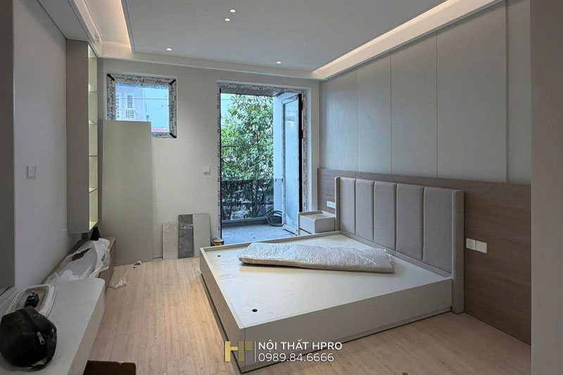 Thi công full nội thất căn hộ 3 tầng phong cách nhẹ nhàng tối giản