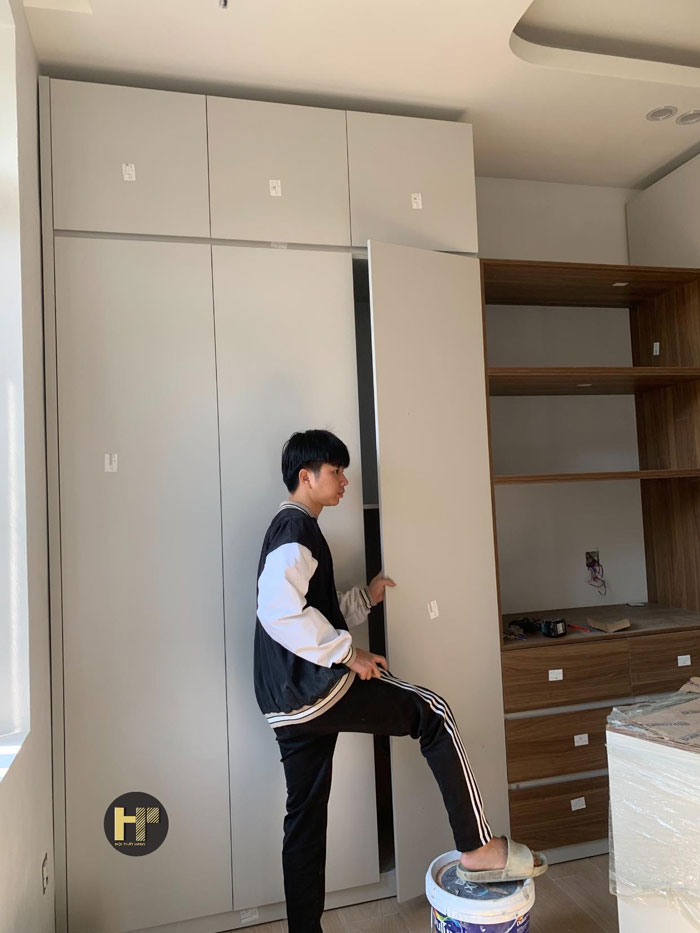 thi công full nội thất 4 tầng nhà nhà Tuấn