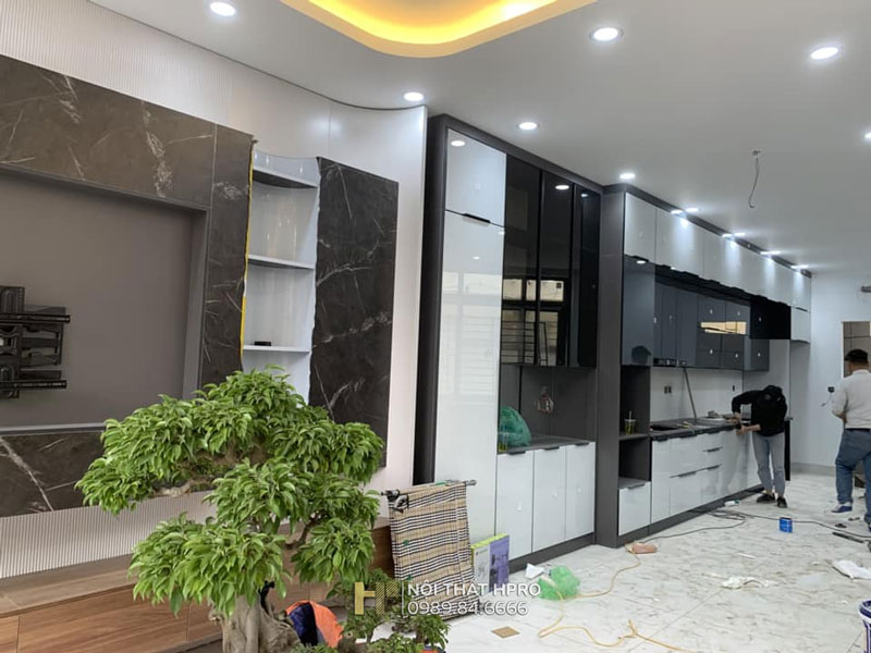 thi công full nội thất 4 tầng nhà nhà Tuấn