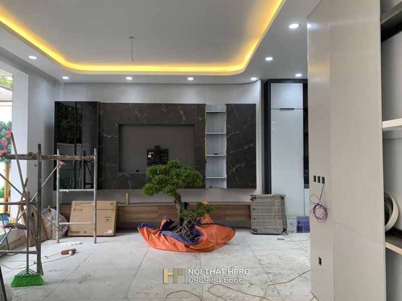 thi công full nội thất 4 tầng nhà nhà Tuấn