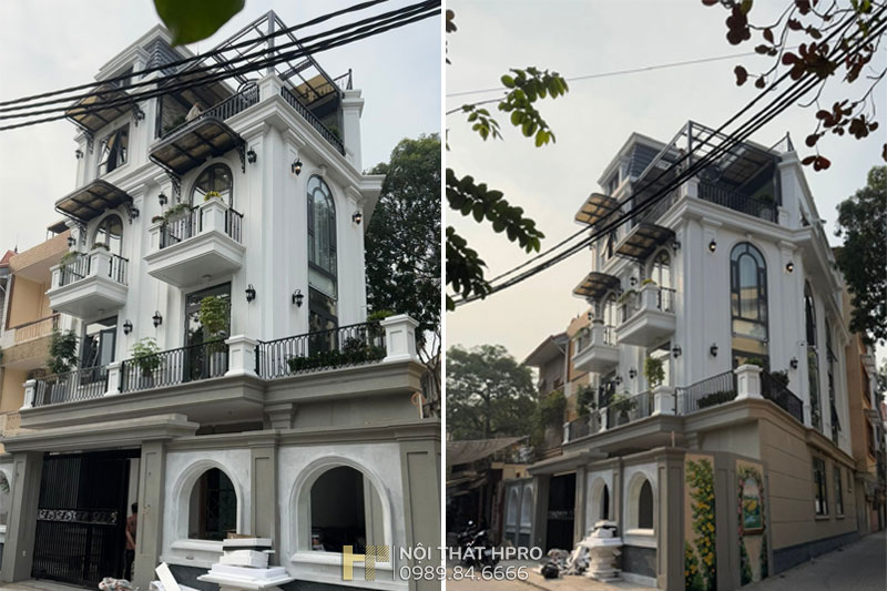 Thiết kế full nội thất liền kề 4 tầng nhà anh Tuấn - Thanh Xuân Bắc HN