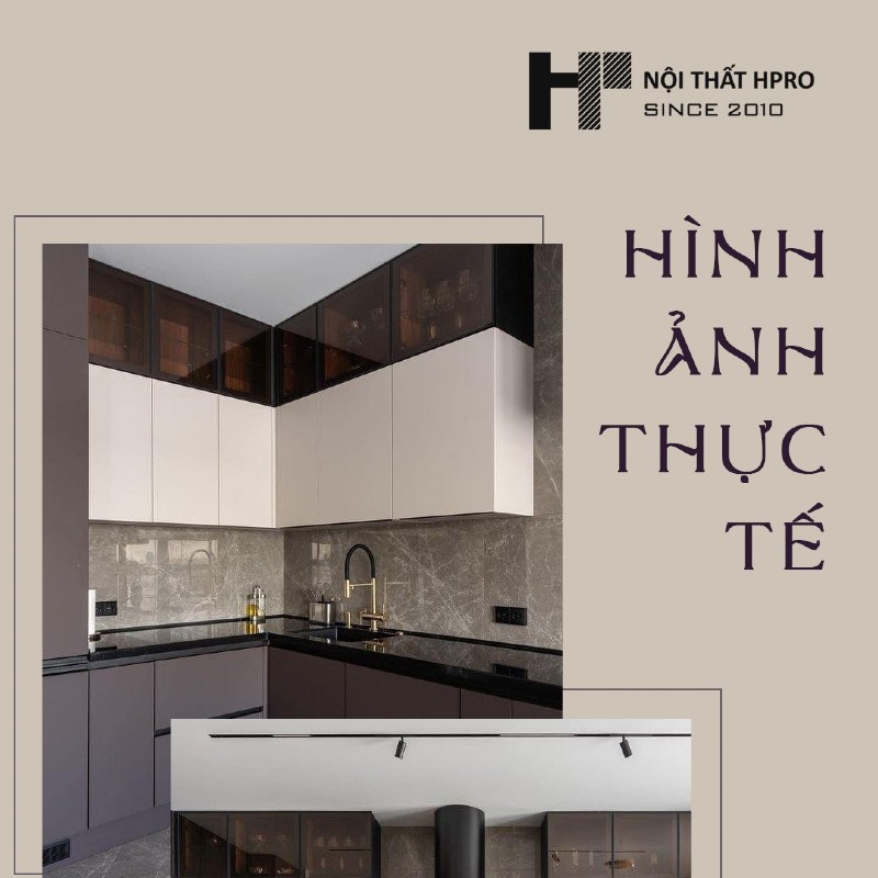 Thi công tủ bếp tại nội thất Hpro