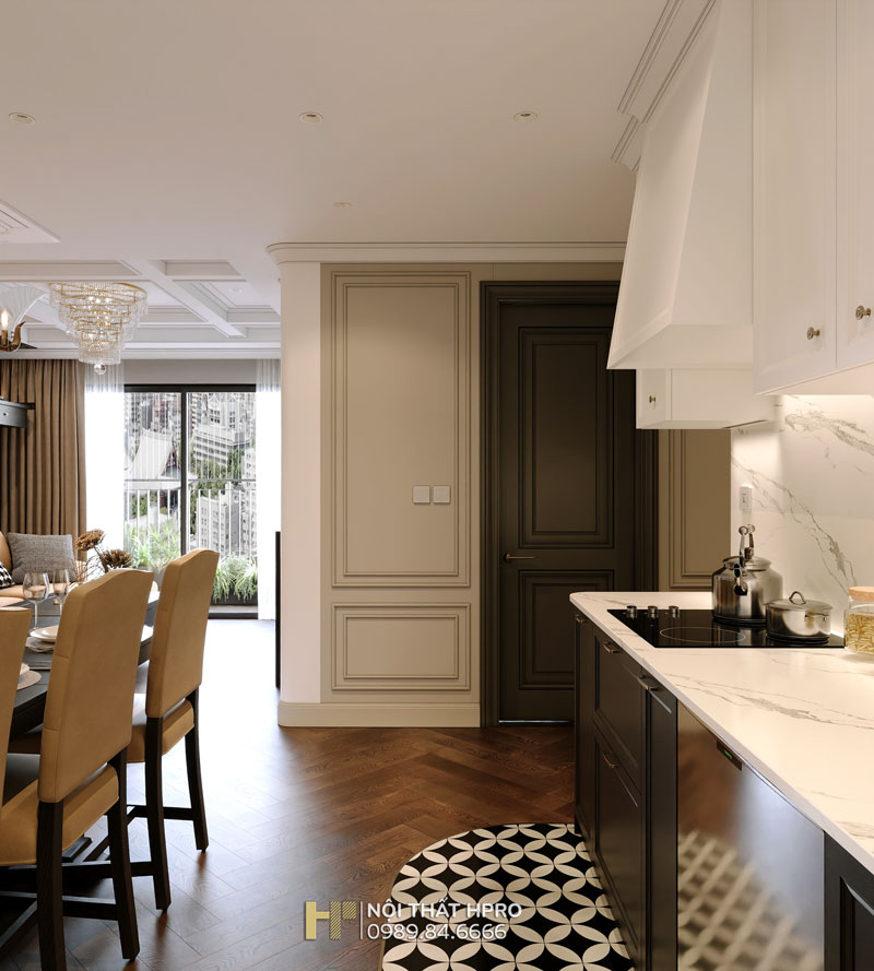 thiết kế nội thất tân cổ điển