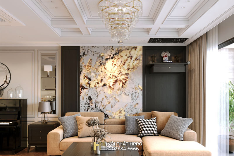 Thiết kế full nội thất tân cổ điển phong cách nhẹ nhàng Green Park