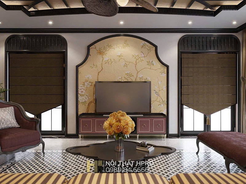 Thiết kế nội thất phong cách indochine