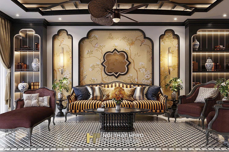 Thiết kế nội thất phong cách Indochine độc đáo cho căn nhà phố 4 tầng ở Hà Nội Thiết kế nội thất phong cách Indochine độc đáo cho căn nhà phố 4 tầng ở Hà Nội
