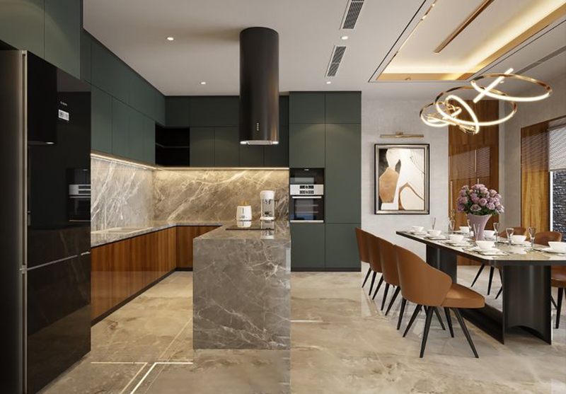 Mẫu 25: Acrylic pastel + phụ kiện tối giản