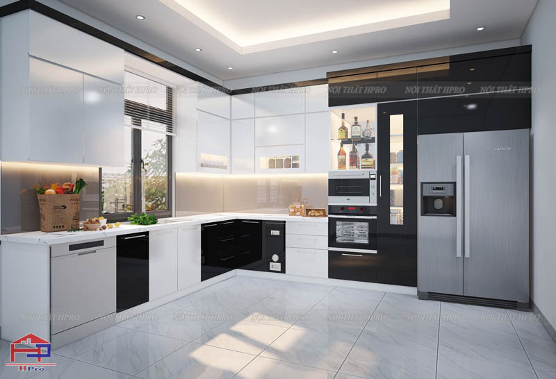 Tủ bếp Acrylic có tốt và bền không? Kinh nghiệm mua