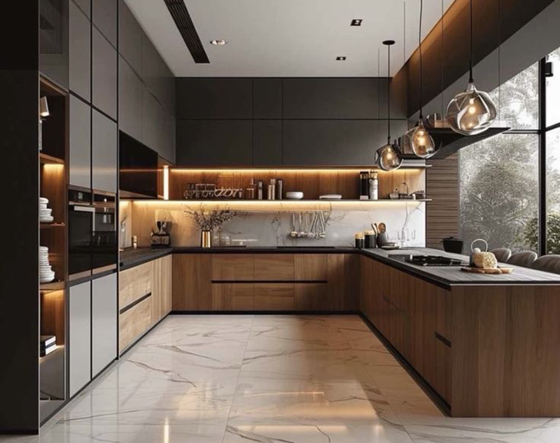 Ưu điểm của hệ thống tủ bếp làm theo yêu cầu