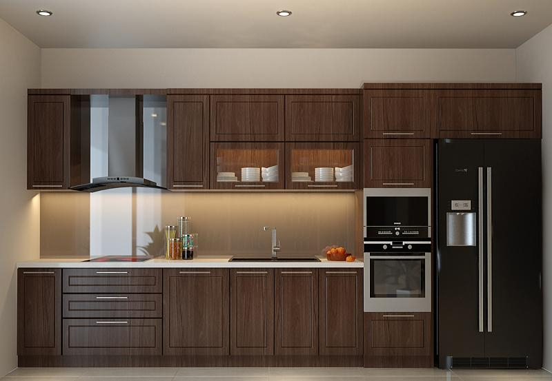 8 mẫu tủ bếp chữ I đẹp, hiện đại nhất, xu hướng 2025