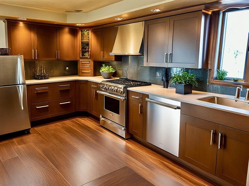 Mẫu 15: Chữ L tối ưu lưu trữ cho gia đình đông người, chia khoang khoa học