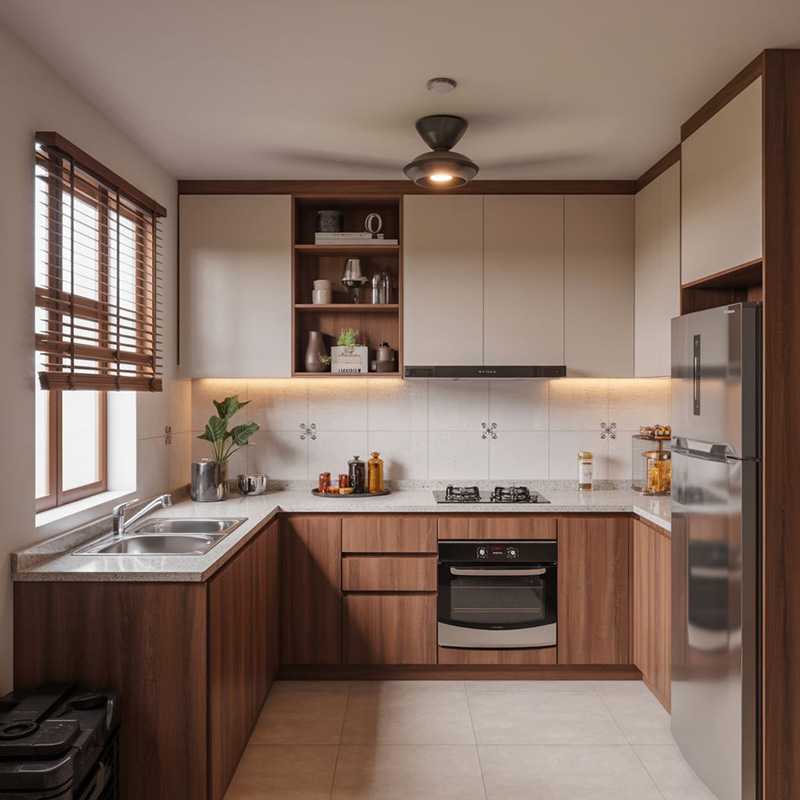 Loạt ưu điểm của sản phẩm tủ bếp gỗ hương