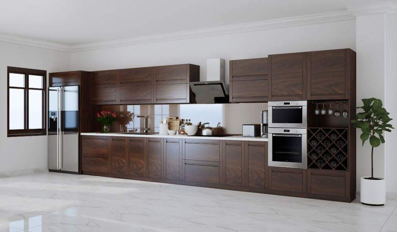 Mẫu 1: Chữ I cánh phẳng – tay nắm âm