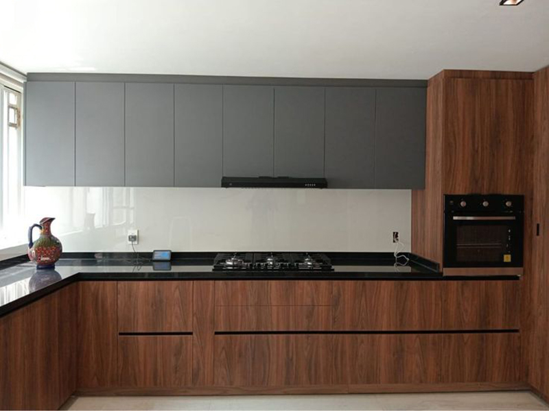 Mẫu 10: Sồi Nga với màu xám nhạt (greige)