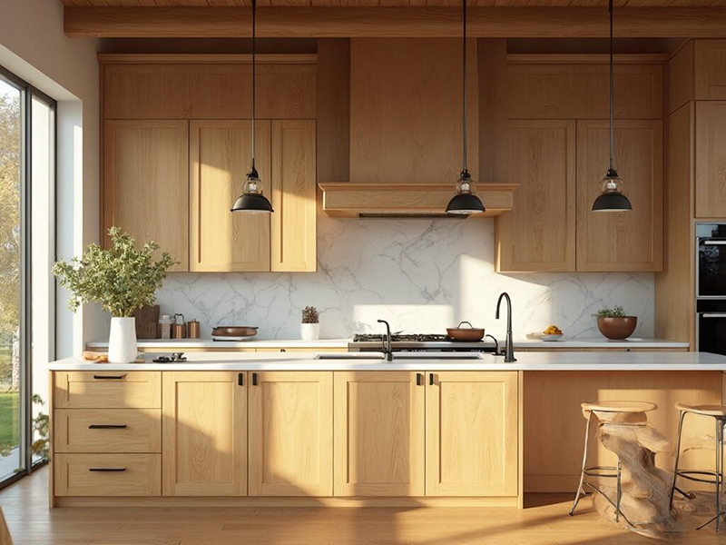 Mẫu 6: Chữ I và tay nắm đen mờ