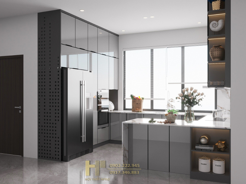 Thiết kế thi công tủ bếp tại Hải Dương trọn gói, đẹp, giá tốt