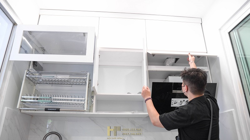 Đơn vị thi công tủ bếp Hải Dương uy tín - Nội thất Hpro