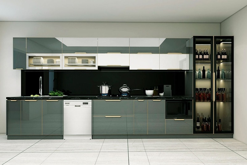 Tủ bếp inox bền, không mối mọt, cong vênh theo thời gian