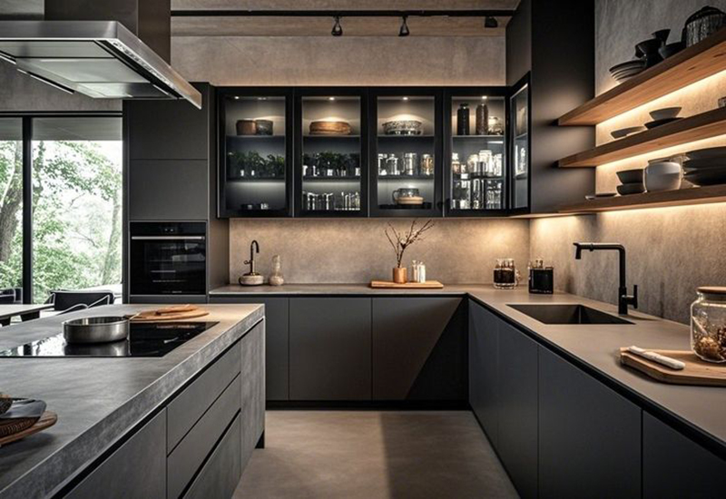 Mẫu 18: Xám đậm sử dụng đèn hắt (khống chế ánh sáng)