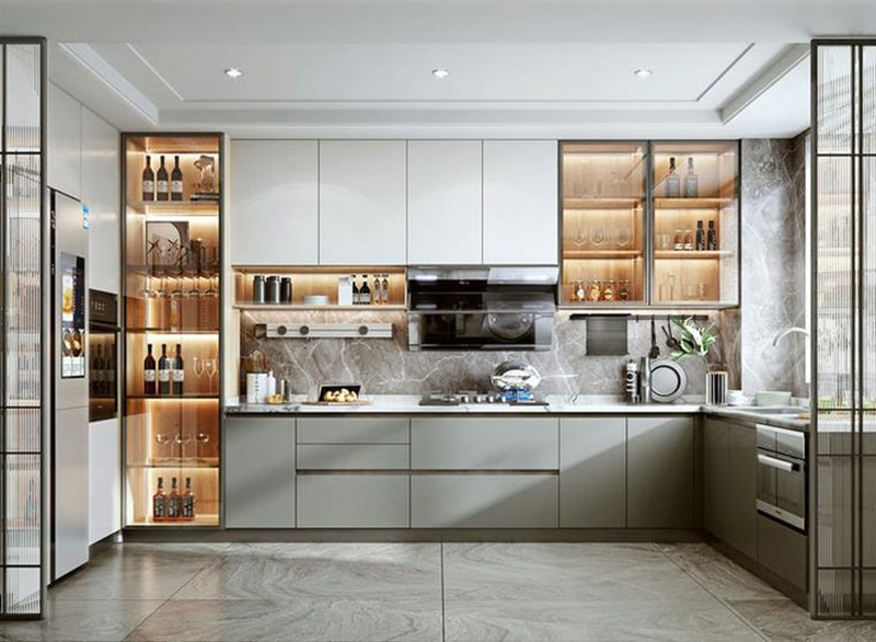 15 mẫu tủ bếp Laminate chữ U đẹp, ấn tượng nhất 2026