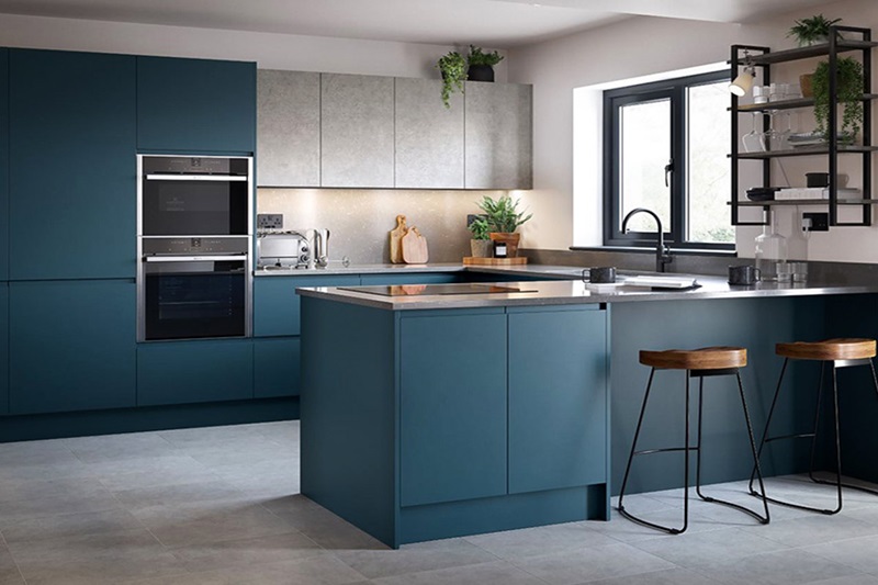 Mẫu tủ bếp cho gia chủ thích căn bếp có gu