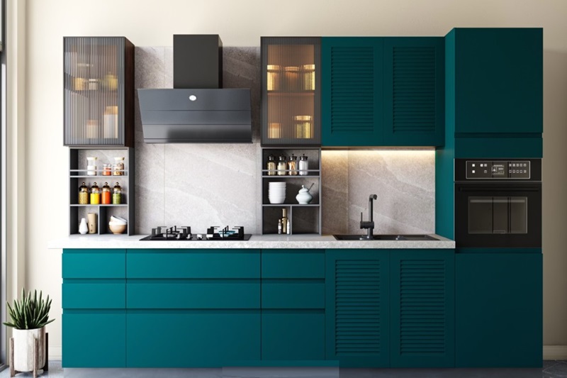 Mẫu tủ bếp sang trọng hợp xu hướng 2025