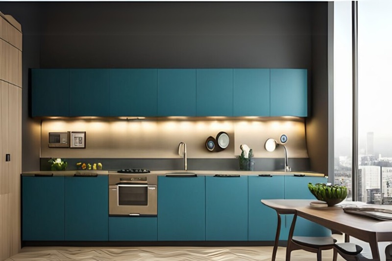 Tủ bếp kịch trần giúp tối ưu không gian lưu trữ