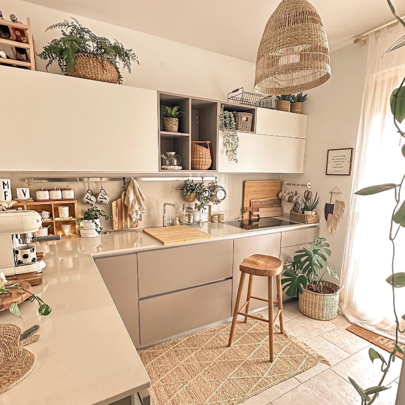 Bếp chữ L tối ưu góc phù hợp căn hộ nhỏ