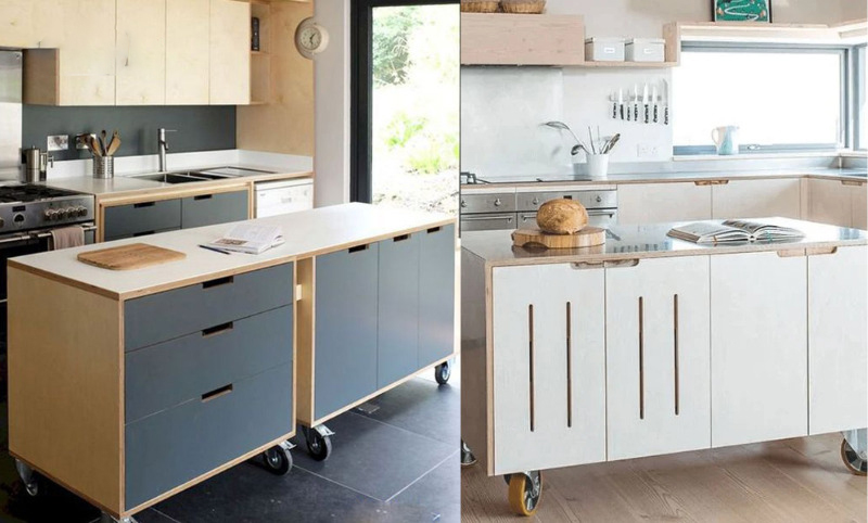 Lựa chọn tủ bếp rời phù hợp cho từng gia đình