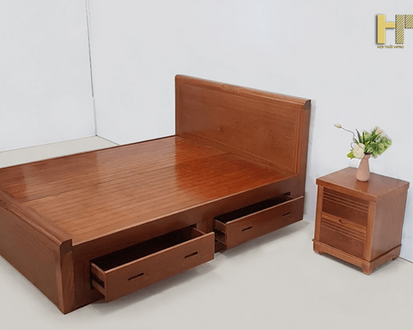 Hpro báo giá giường gỗ xoan đào chi tiết, mới nhất 2022?