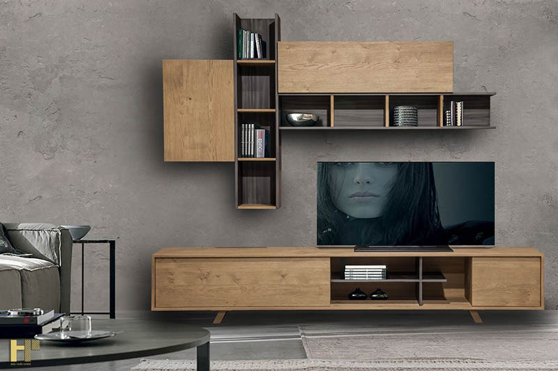 15 mẫu kệ tivi gỗ sồi Nga vạn người mê sang trọng - hiện đại - giá rẻ